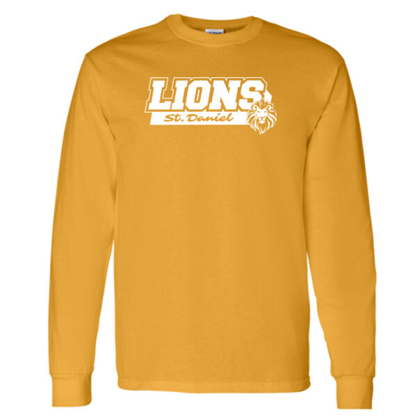Gildan Unisex Lions Printed Long Sleeve Thumbnail